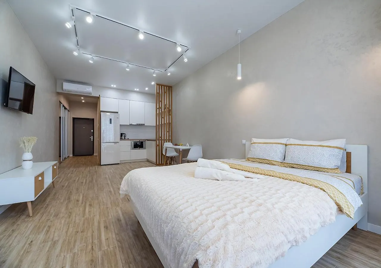 Apartmán Дизайнерські Апартаменти На Оболоні В Жк Smart Plaza Obolon Біля Станції Метро Мінська Kyjev