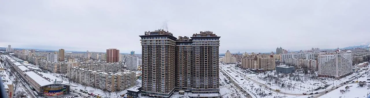Дизайнерські Апартаменти На Оболоні В Жк Smart Plaza Obolon Біля Станції Метро Мінська Kyjev Apartmán