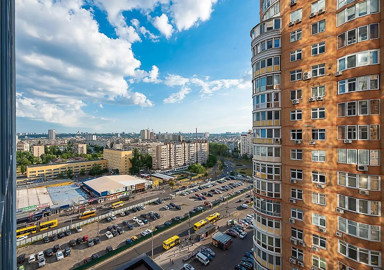 Дизайнерські Апартаменти На Оболоні В Жк Smart Plaza Obolon Біля Станції Метро Мінська Kyjev 0*,