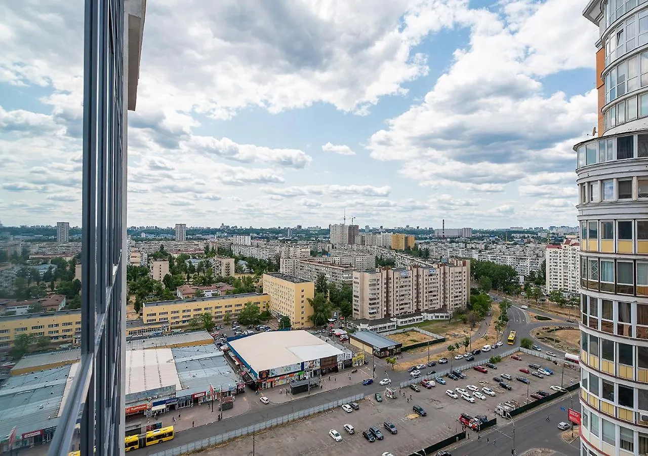 Апартаменты Дизайнерская квартира на Оболони в новом доме ЖК Smart Plaza Obolon Киев Украина